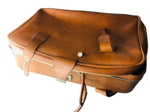 Large brown case broken - case,