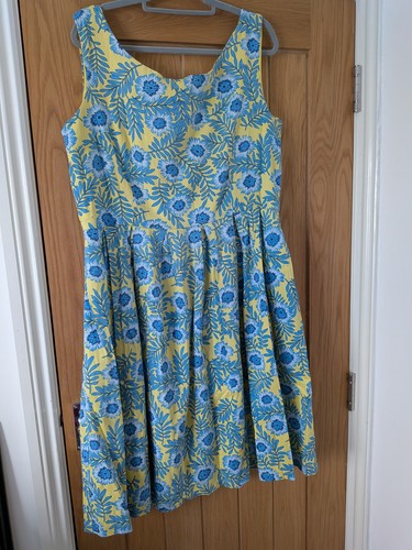 Lindy bop dress size yellow - lindy, 22