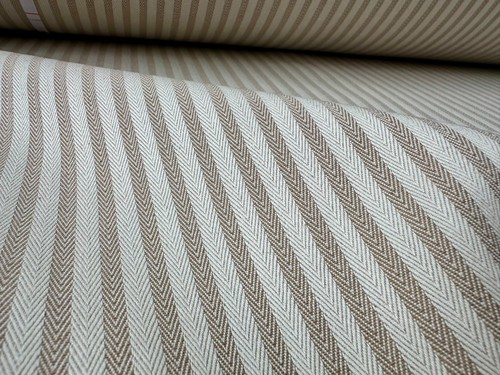 5mm herringbone ticking stripe - 5mm,