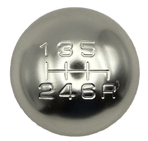 Silver gear shift knob - silver,