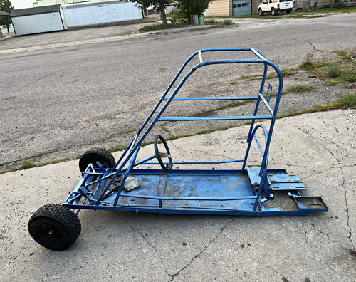 Blue kart frame - frame, (no