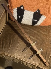 A Pair Of Woodworking Trammels Points And Bar