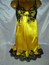 STUNNING SILKY SATIN  CHEMISE NIGHTIE SLIP  40 chest  CD/TV BNWOT.XMAS