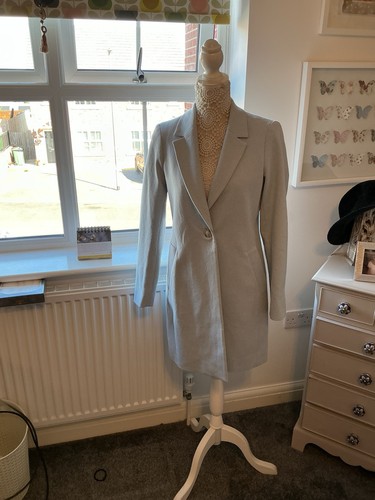 Hobbs pale blue camellia coat - pale,
