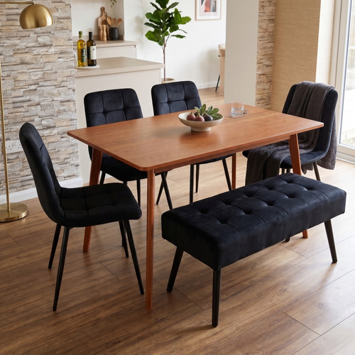 Doubs dining table and bench - doubs,