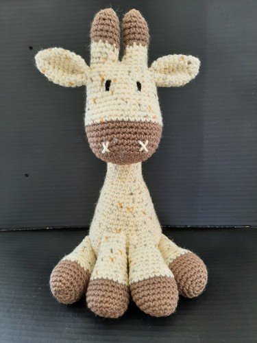 Handmade crocheted giraffe - handmade,
