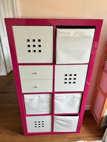 Pink ikea kallax - ikea, unit