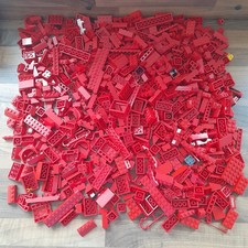 LEGO Red Plates ~ Building