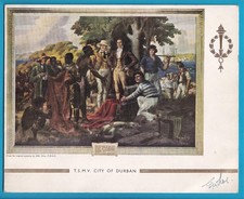 Ellerman City Line  T.S.M.V. CITYOF DURBAN  Dinner MENU  Signed