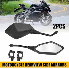 Side Wing Mirrors M10 Fit for Yamaha Street Motorcycle Trike Quad ATV - PAIR SET