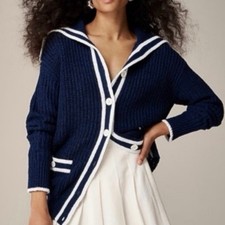J.Crew Sailor Cardigan Medium