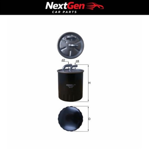 Fuel filter mahle - filter, for