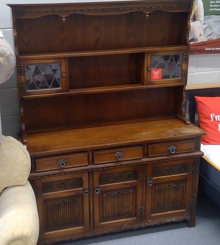 Old charm oak dresser light - old,