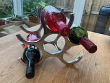 Wine rack, 6-bottle, metal
