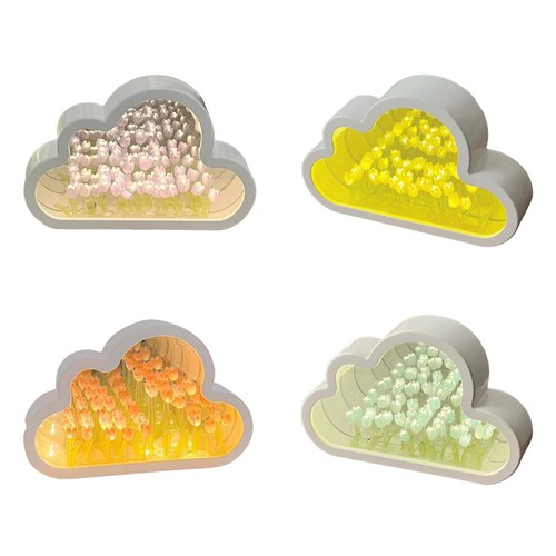 Diy tulip cloud - tulip, mirror