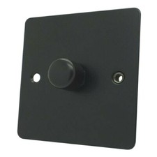 Flat Matt Black Plug Sockets