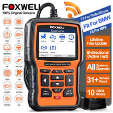 100% Foxwell NT510Elite OBD2 Scanner Diagnostic Tool ABS SRS DPF Oil Fit For BMW