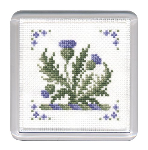 Victorian thistles coaster - victorian,