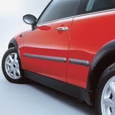 47mm BLACK Car Body Door Protector Moulding + ends fits MINI (DP1)