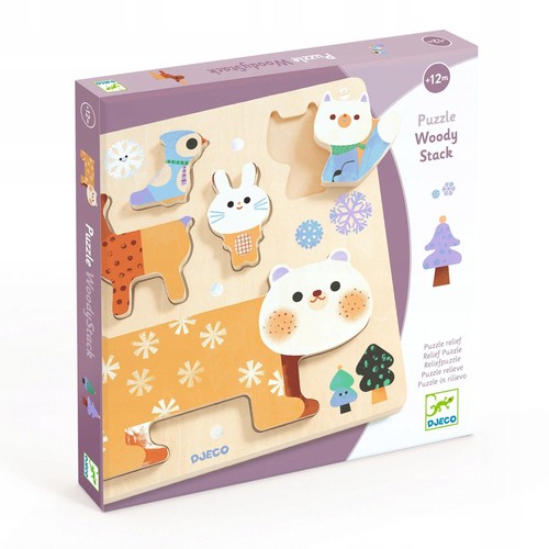 Djeco wooden animal winter - djeco,