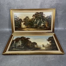 Pair Of John Hooley Oil On