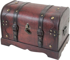 Wooden Treasure Chest, Large