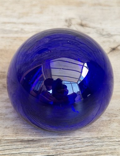 Signed bristol blue glass - bristol,