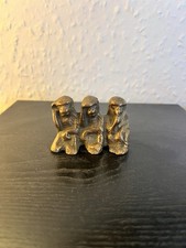 Vintage Brass Three Wise