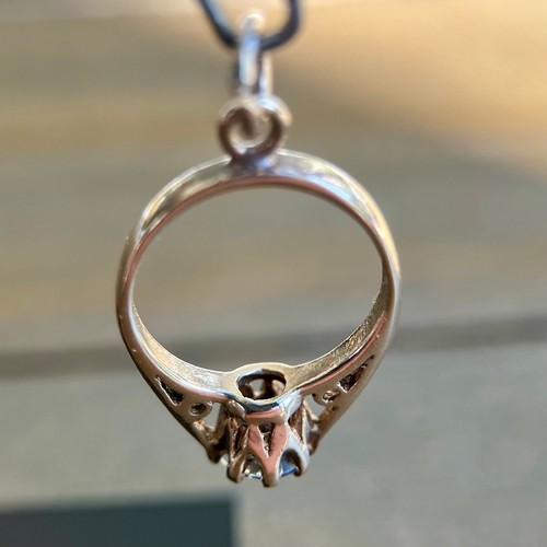 9ct gold engagement ring charm - engagement,