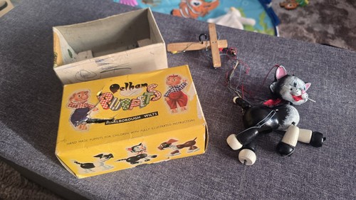 Pelham puppet cat vintage - puppet,