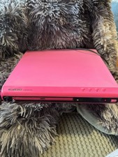 Curtis Compact DVD Player DVD1047UK- Pink (Remote Included)