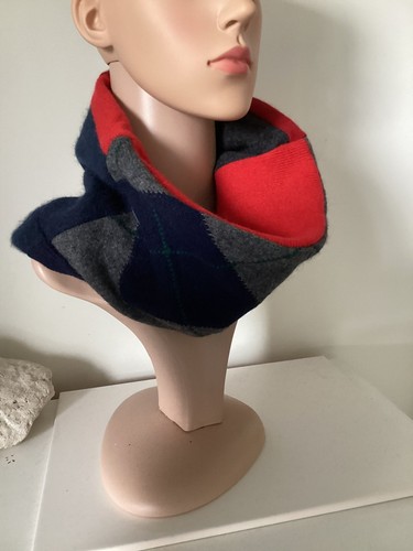 100 cashmere redbone snood - redbone,