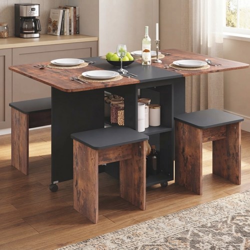 Folding dining table with - folding, 4