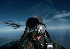 386170 Fighter Pilot Flies an