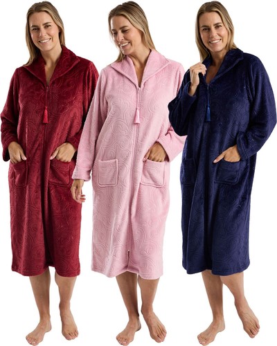 Marlon ladies dressing gown - ladies,