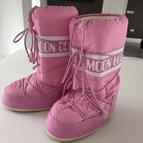 Moon boot icon nylon pink - nylon, size