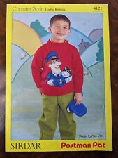 Postman Pat and Cat Jess Jumper Sweater KNITTING PATTERN Sirdar D.K 24-28" 