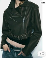 Zara WORN EFFECT CROPPED