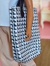 NO DOLL Fleur Travelling Tote Bag Handbag Dutch 1980's Accessory Otto (BSC1278)