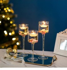 Clear Glass Tea Light Candle