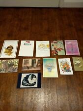 Vintage old used birthday cards from 1984 job lot of 11 collectable or craftwork
