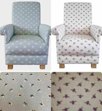Bees Fabric Adult Chair