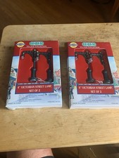 Lemax Christmas Village Collection 4” Victorian Street Lamp Accessory..2 Boxes