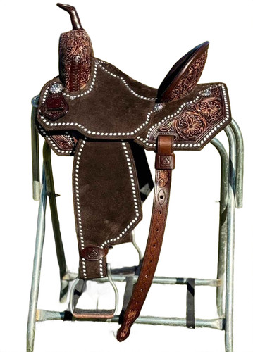 Barrel racing leather western - barrel,