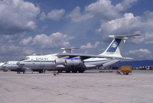 35mm aircraft slide ilyushin - aircraft,