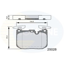 Brake Pads Set For BMW 3