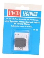 PL-26W Peco OO Gauge Passing Contact Switch - White Lever (Pre-Owned)