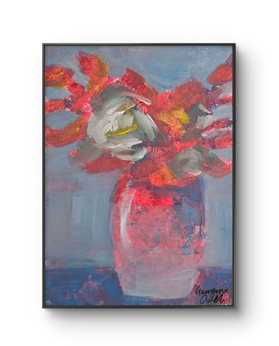 Imagine art blue pink - imagine,