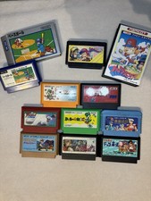 10x Nintendo Famicom NES Games Bundle NTSC-J Japan Import Untested 