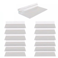 Acrylic Slatwall Shelves Shoe Display Clear Shelf 25cm x 10cm